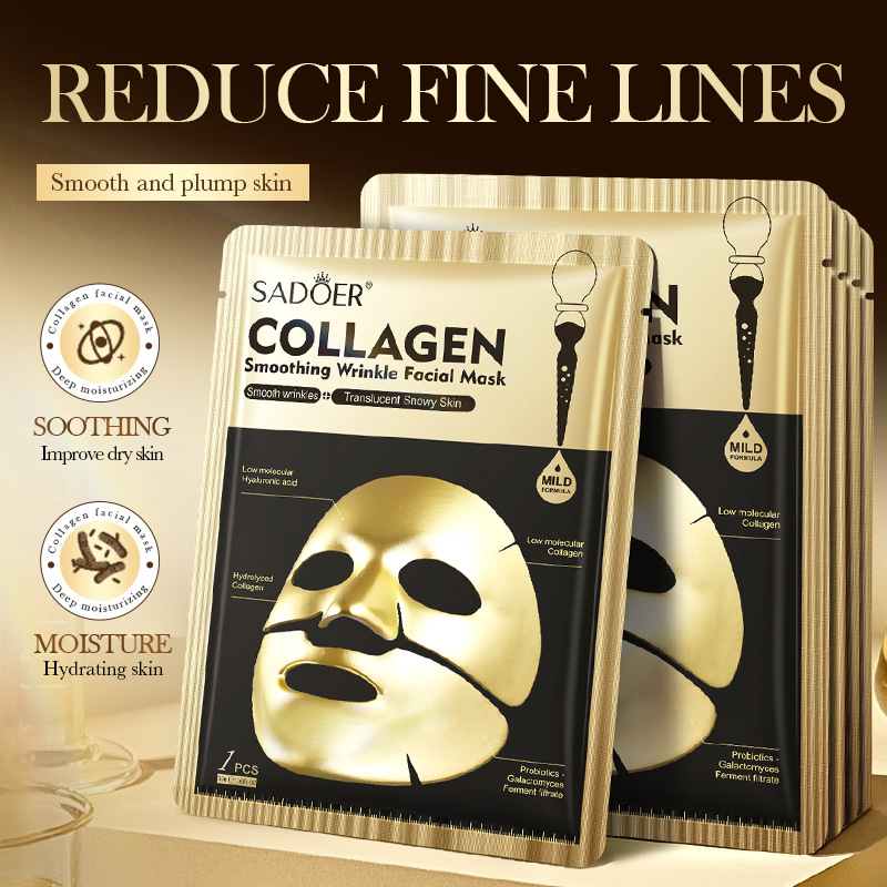 SADOER Golden Collagen Facial  - Sheet Mask Collagen 评论和价格