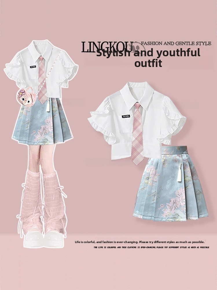 Elegant Summer Outfit Women's  - Korean Lifestyle 评论和价格